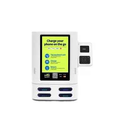 4 Slots POS System & Splash-Proof Charging Station - white