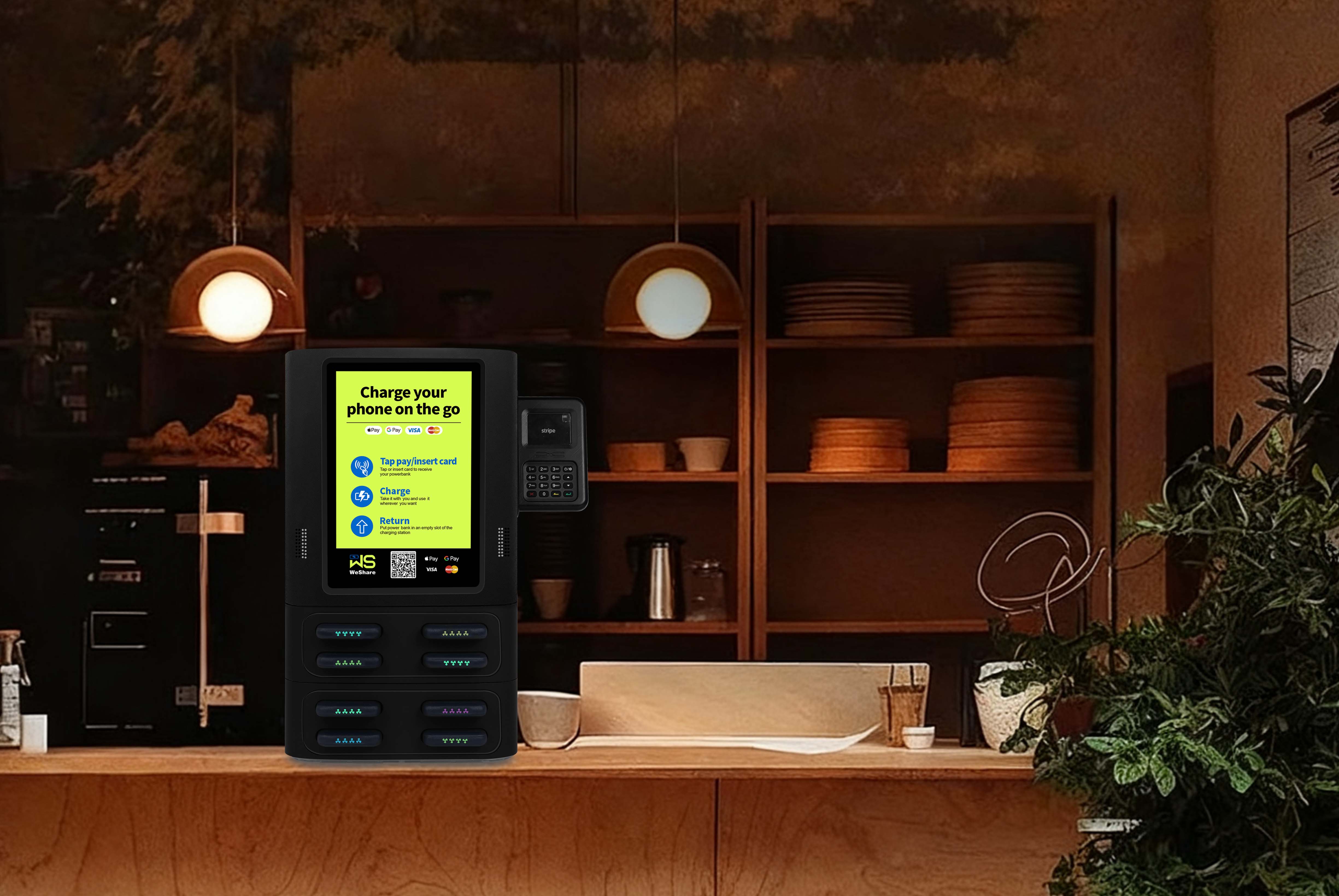 Revolutionizing On-the-Go Power: A Deep Dive into the 8-Port Power Bank Vending Machine with Inte...
